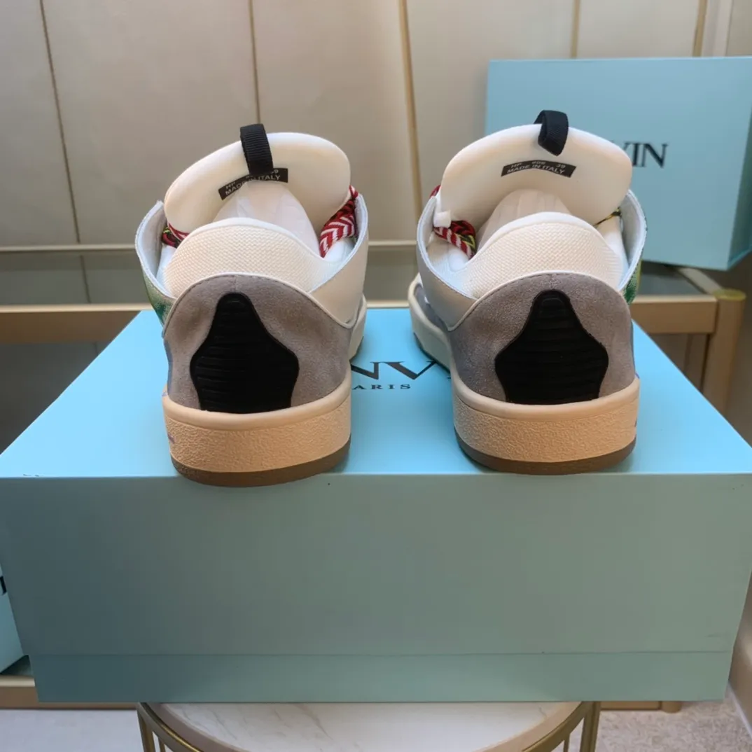 💰600. Lanvin LANVIN. 22 colors: nubuck fabric, breathable mesh, cowhide feet! Same style for men and women: sizes 35-46!